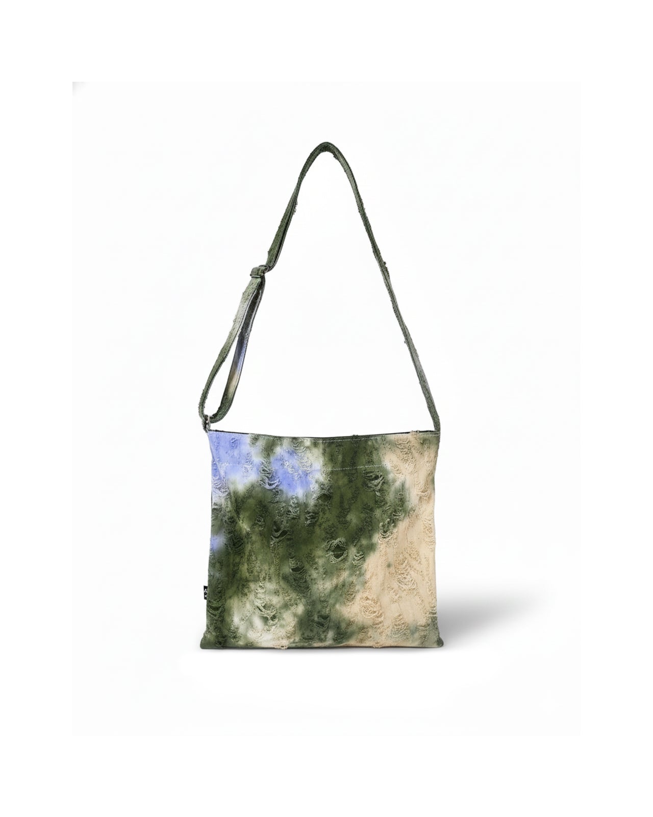 MATKEI “Mint Cheese” Tie-Dye Canvas Crossbody Bag