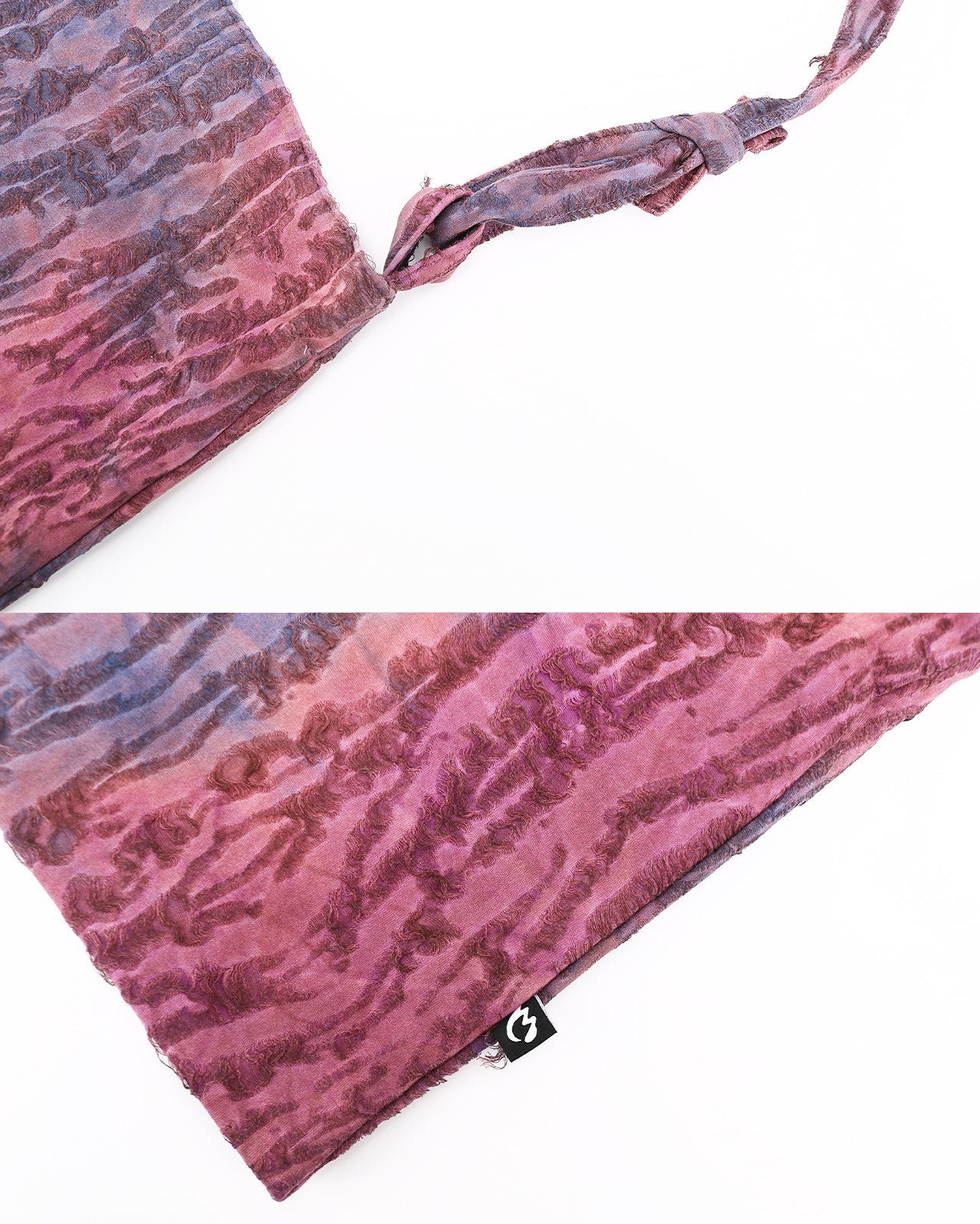 MATKEI “Violet Tie-Dye” Canvas Crossbody Tote
