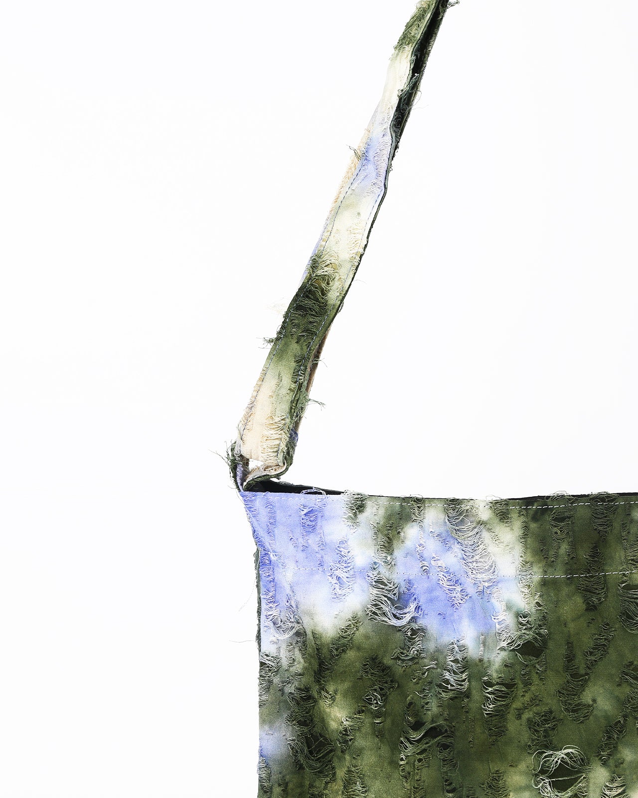 MATKEI “Mint Cheese” Tie-Dye Canvas Crossbody Bag