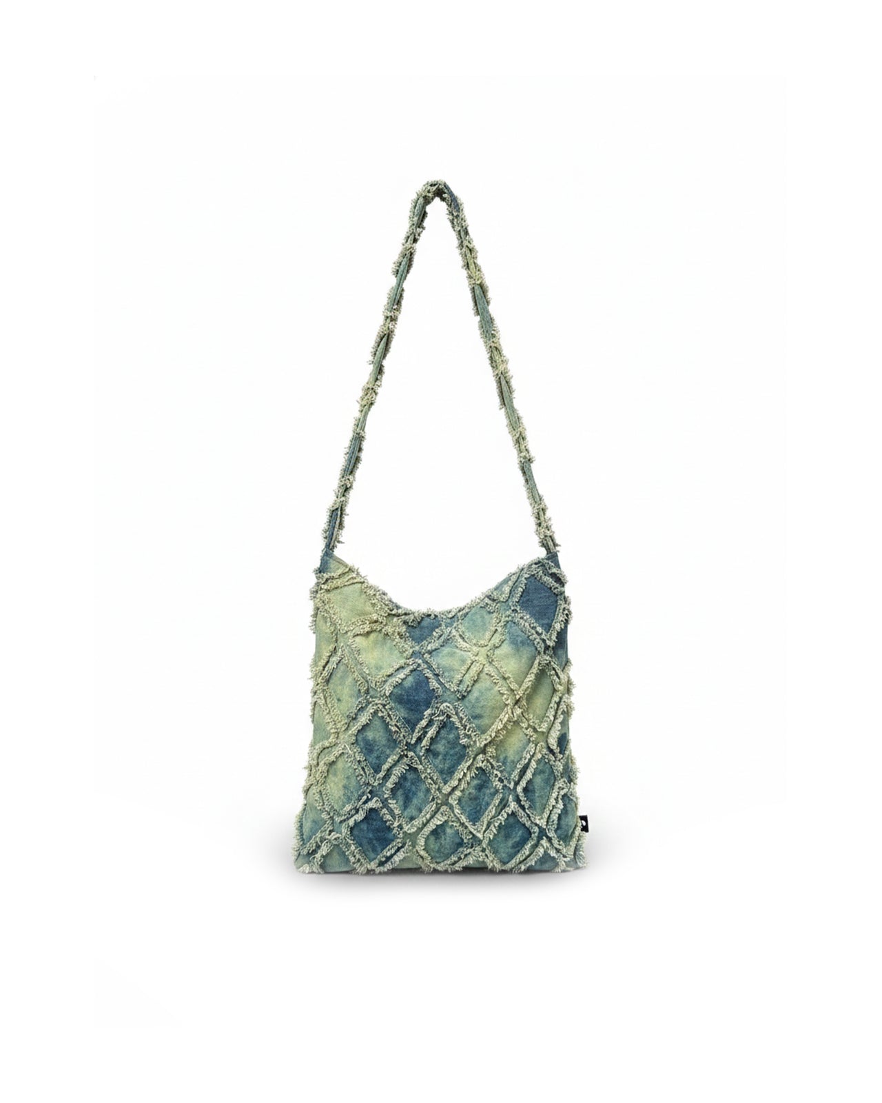 MATKEI “Matcha Green” Washed Denim Crossbody Bag